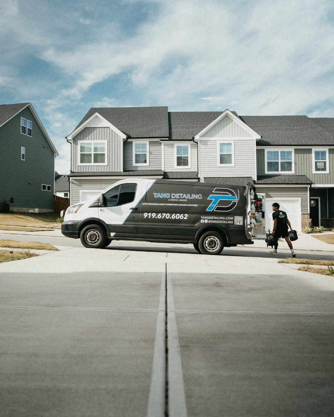 Tang Detailing mobile detailing van in Raleigh, NC